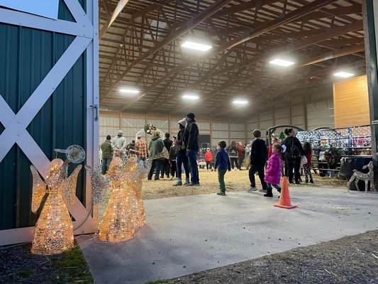 Guests enjoying our Barn